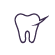 68 Dental Leeds icon outline darkest purple