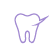68 Dental Leeds icon outline purple